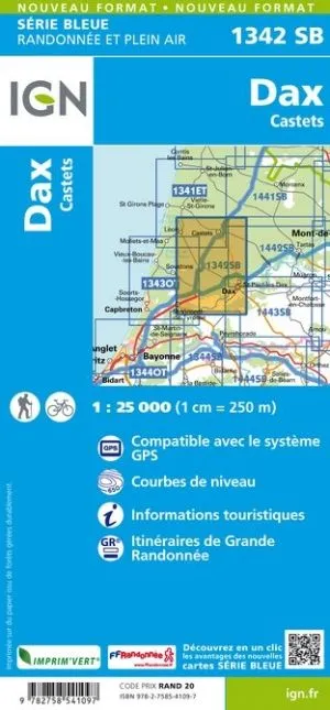 IGN Top 25 - Serie Bleu - Dax / Castets 1342 - Image 2