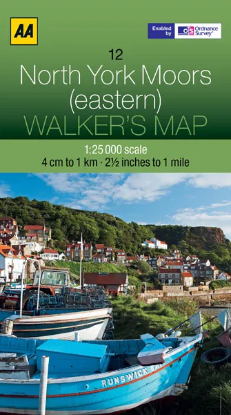 AA - Walker's Map 12 - North York Moors (eastern)