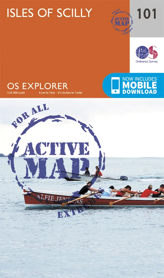 OS Explorer Active - 101 - Isles of Scilly
