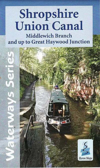Heron Waterway Map - Shropshire Union Canal: Middlewhich - Gt Haywood