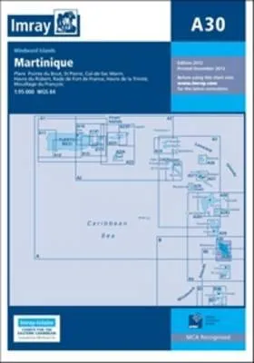 Imray A Chart - Martinique (A30)
