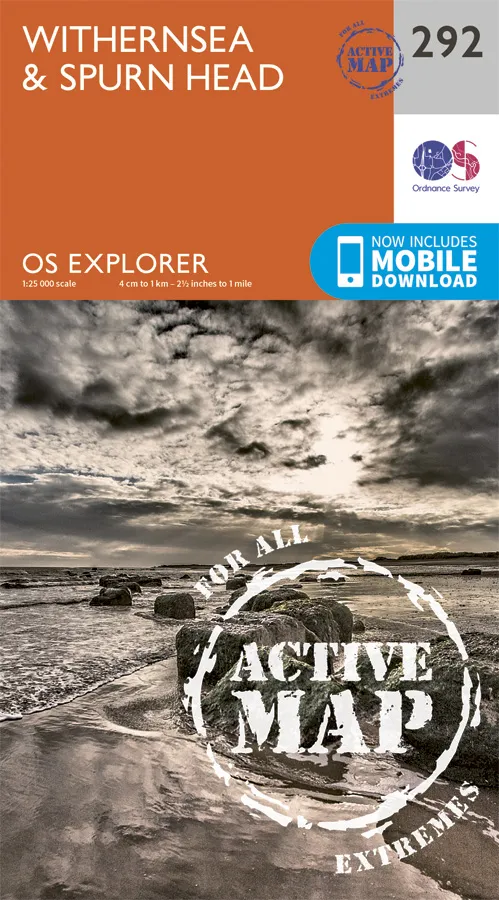 OS Explorer Active - 292 - Withernsea & Spurn Head