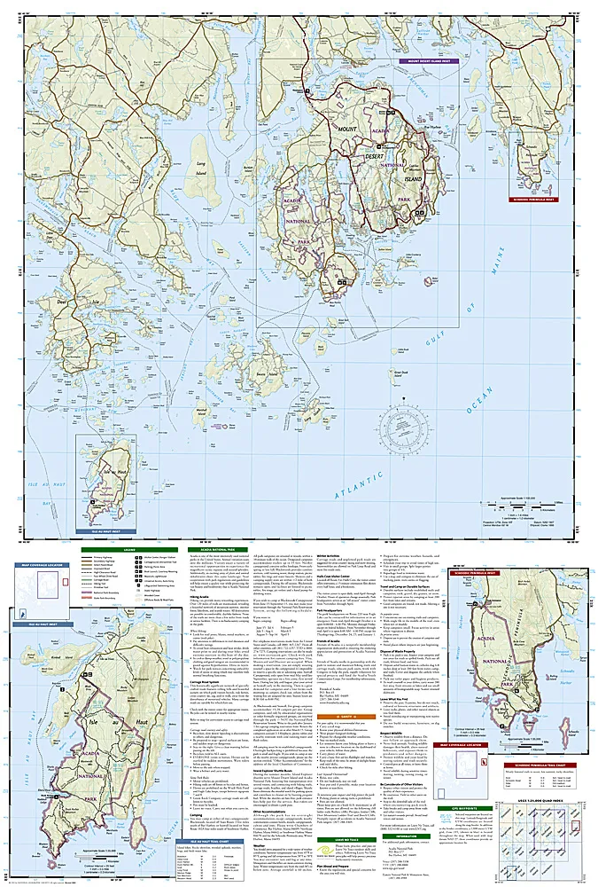 National Geographic - Trails Illustrated Maps - Acadia - Image 2