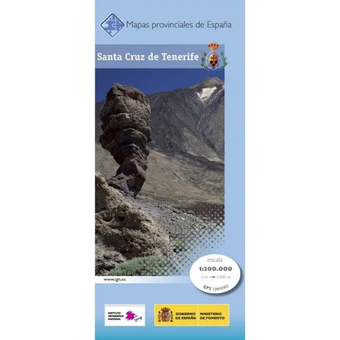 CNIG Spanish Provincial Road Maps (1:200k) - Santa Cruz de Tenerife