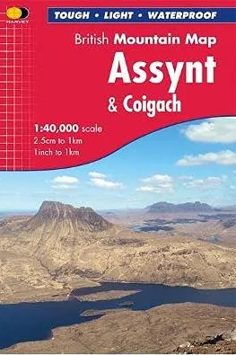 Harvey British Mountain Map - BMC - Assynt & Coigach - Image 2