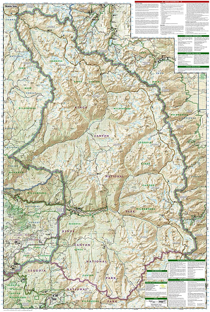National Geographic - Trails Illustrated Maps - Sequoia & Kings Canyon - Image 2