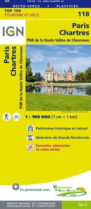 IGN Top 100 - Paris / Chartres / PNR Haute Vallee de Chevreuse - Image 2