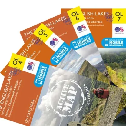 OS Explorer Active Map Set - The Lake District
