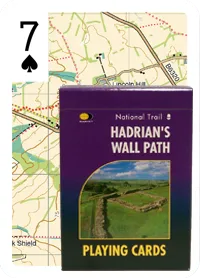 Harvey Map Playing Cards - Hadrians Wall Path