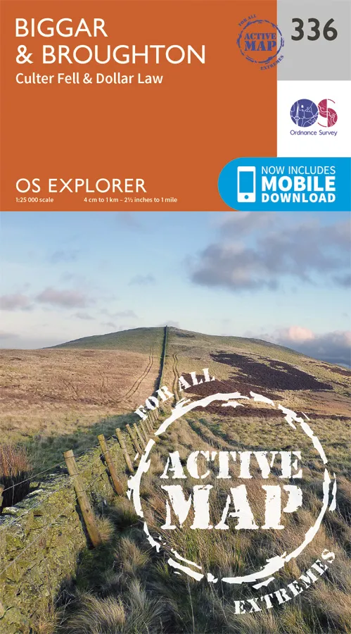 OS Explorer Active - 336 - Biggar & Broughton