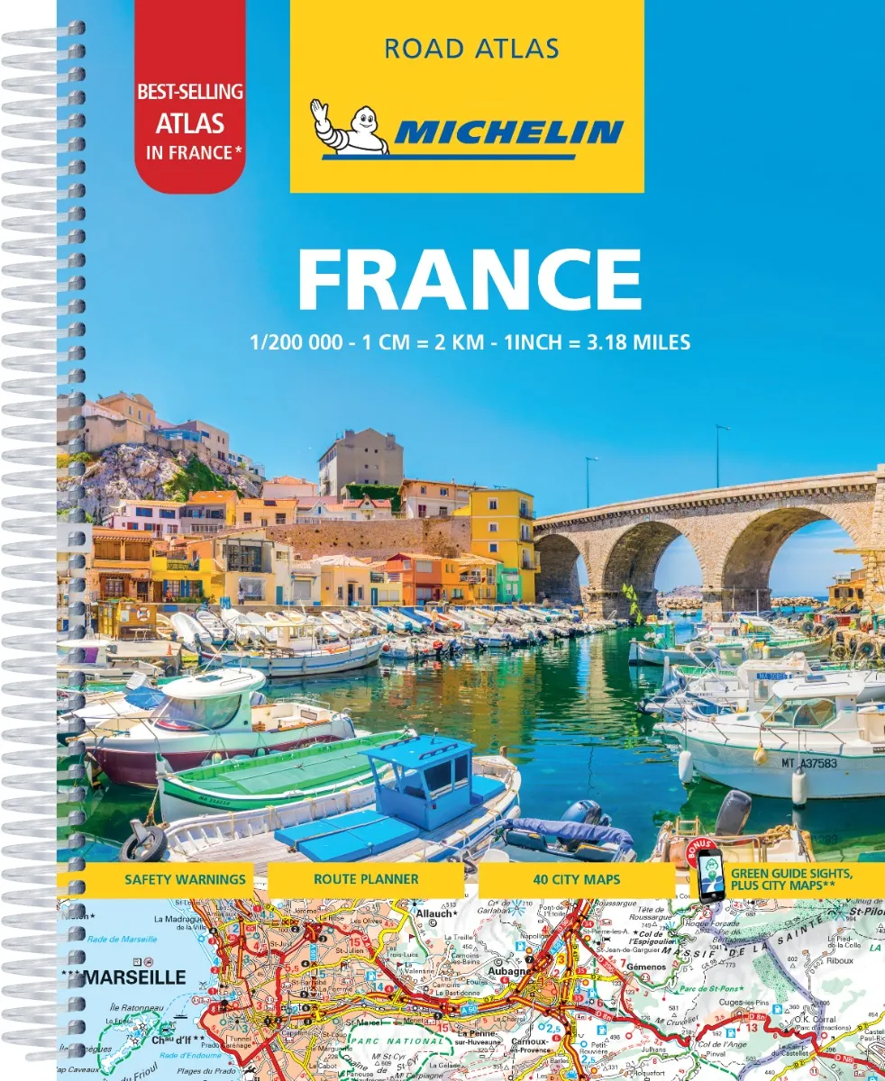 Michelin Touring & Motorist Atlas France 2021 - A3 Spiral
